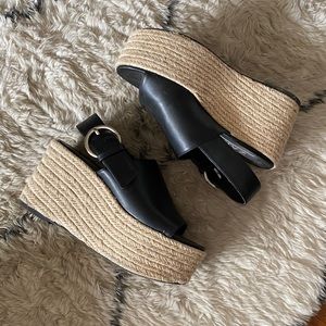 ZARA PLATFORM OPEN TOED MULE